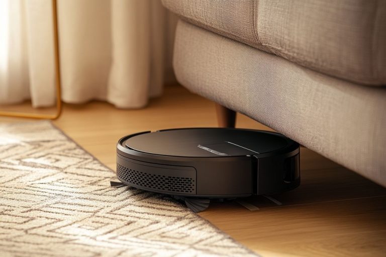 Robot aspirateur laveur pour maison à étages