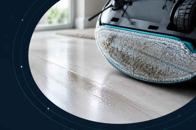 Robot aspirateur laveur : éliminer les traces au sol